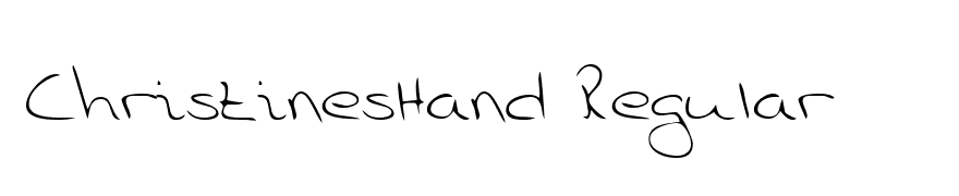 ChristinesHand Regular