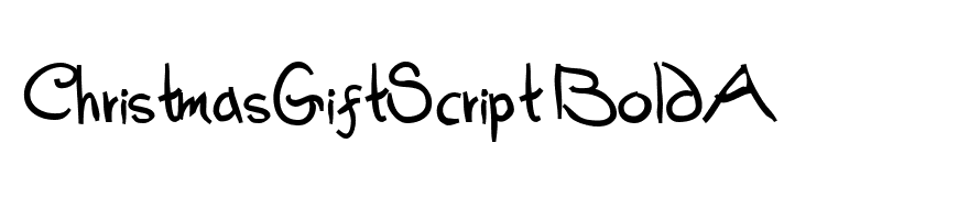 ChristmasGiftScript BoldA