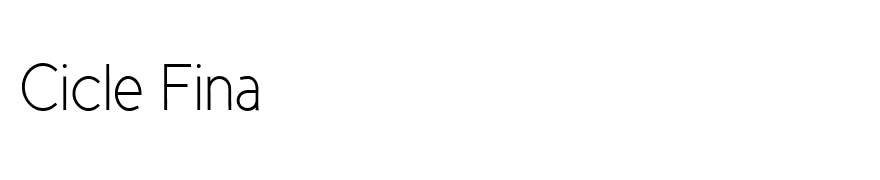 Cicle Fina