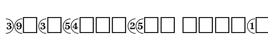 CircledNumbers Normal