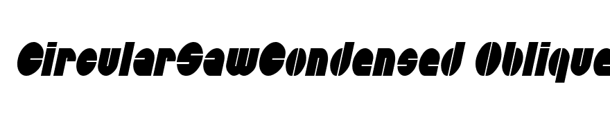 CircularSawCondensed Oblique