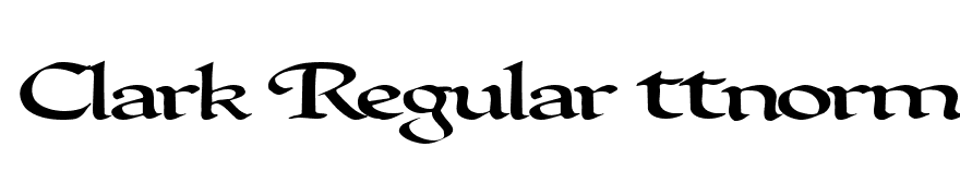 Clark Regular ttnorm