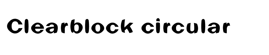 Clearblock circular