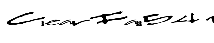 ClearFall54 Regular ttext