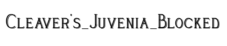 Cleaver's_Juvenia_Blocked