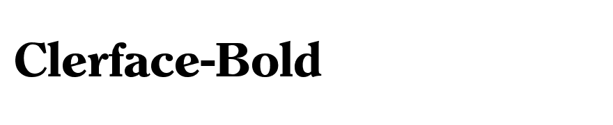 Clerface-Bold