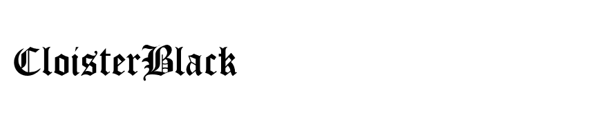 CloisterBlack