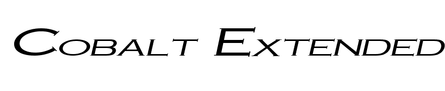Cobalt Extended Italic