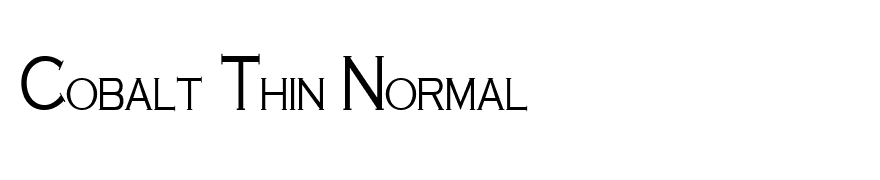 Cobalt Thin Normal