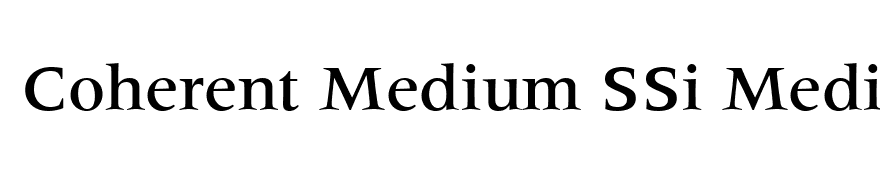 Coherent Medium SSi Medium