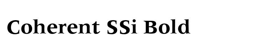 Coherent SSi Bold