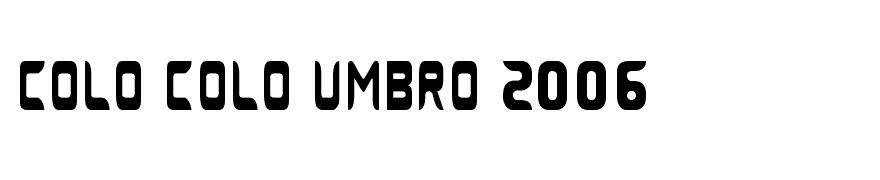 Colo Colo Umbro 2006