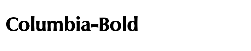 Columbia-Bold