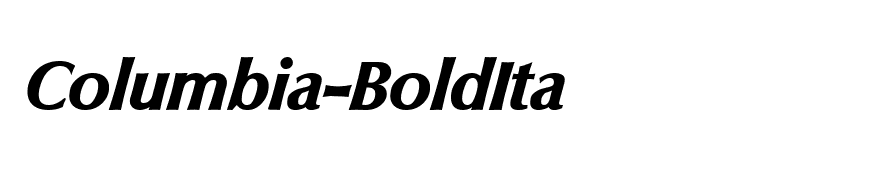 Columbia-BoldIta