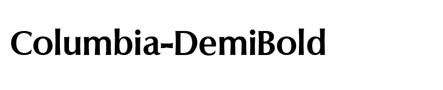 Columbia-DemiBold