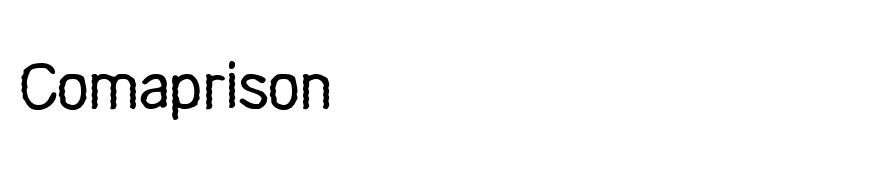 Comaprison