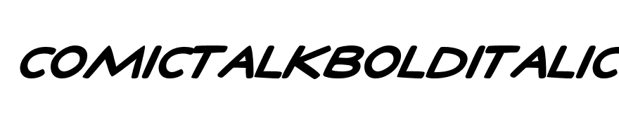 ComicTalkBoldItalic