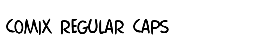 Comix Regular Caps