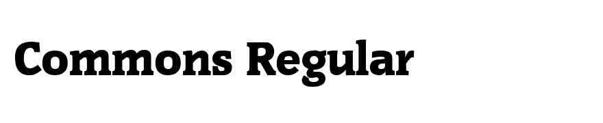 Commons Regular
