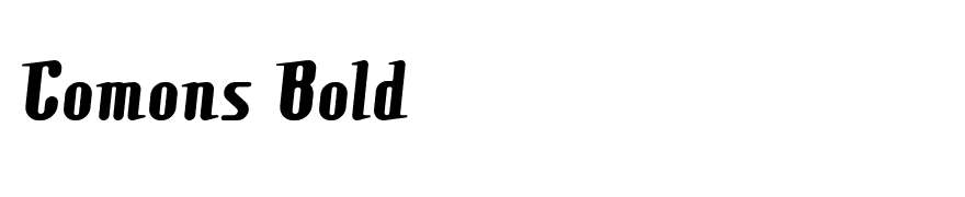 Comons Bold