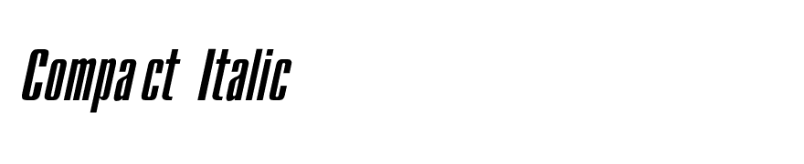 Compact Italic