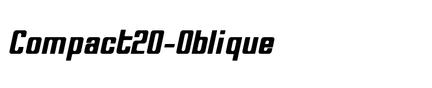 Compact20-Oblique
