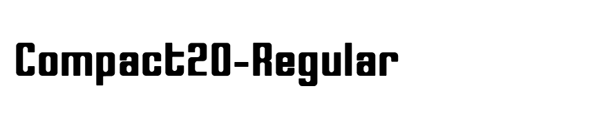 Compact20-Regular