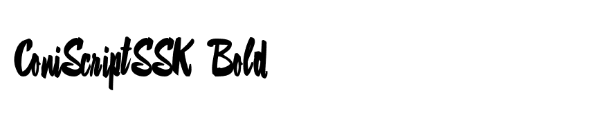 ConiScriptSSK Bold