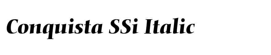 Conquista SSi Italic