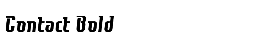 Contact Bold