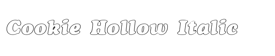 Cookie Hollow Italic