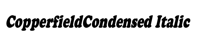 CopperfieldCondensed Italic