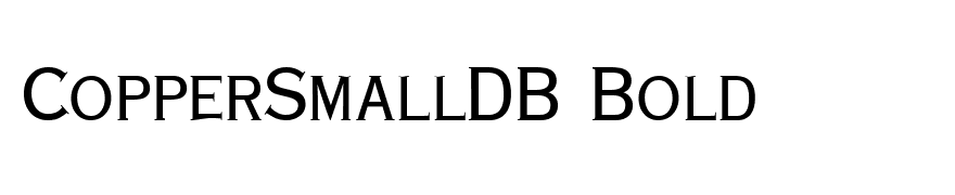 CopperSmallDB Bold