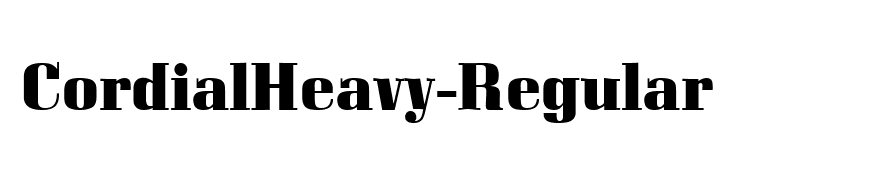 CordialHeavy-Regular