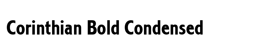 Corinthian Bold Condensed