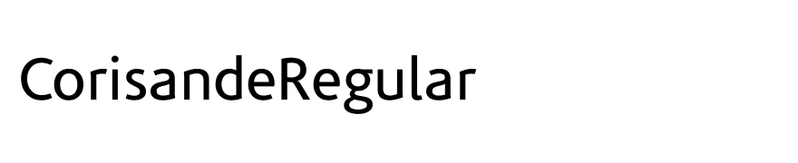 CorisandeRegular