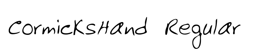 CormicksHand Regular