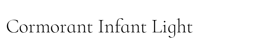 Cormorant Infant Light