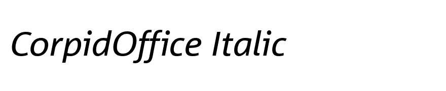 CorpidOffice Italic