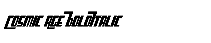 Cosmic Age BoldItalic