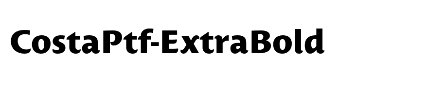 CostaPtf-ExtraBold