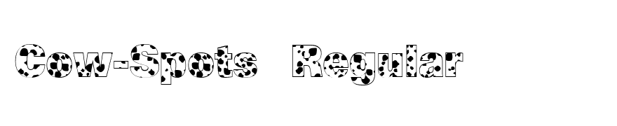 Cow-Spots Regular