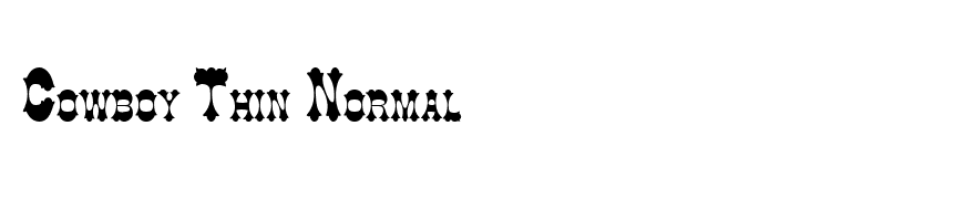 Cowboy Thin Normal