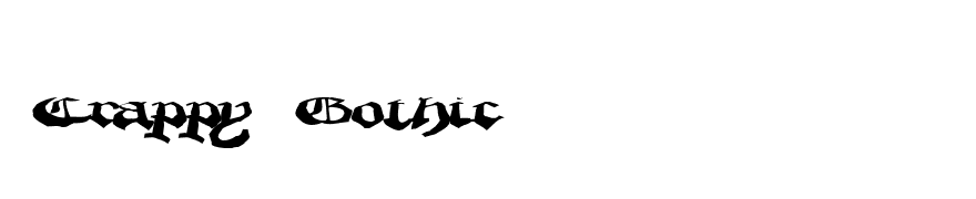 Crappy Gothic