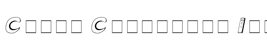 Crazy Creatures Italic