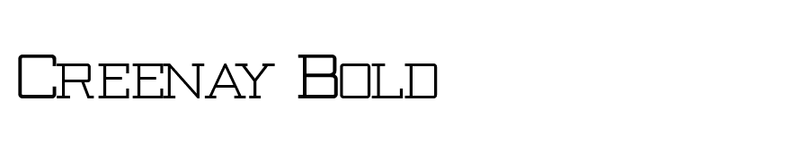 Creenay Bold