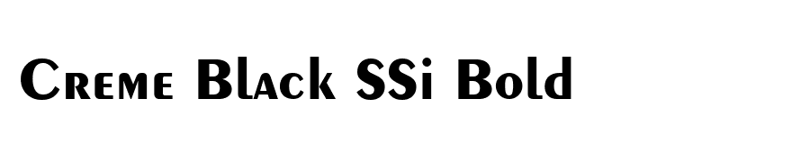 Creme Black SSi Bold