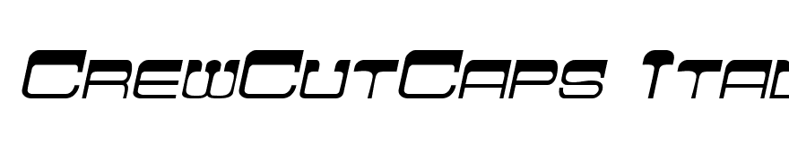 CrewCutCaps Italic