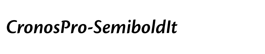 CronosPro-SemiboldIt
