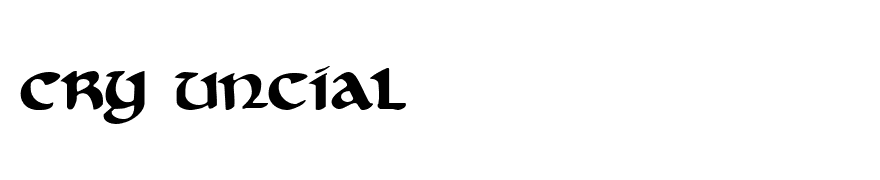 Cry Uncial